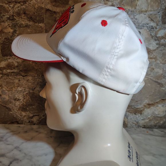 Ohio State Buckeyes Hat Cap Top Of The World White Red Adult Adjustable OSU - Picture 3 of 9